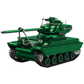 Mocsage 1/28 Scale AMX-13 Tank Building Blocks Set(Military Green/1037PCS)